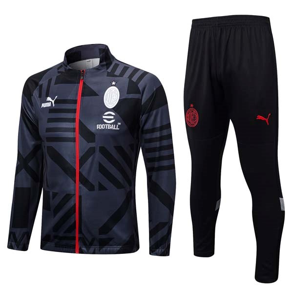 Survetement AC Milan 2023-24 Gris Rouge